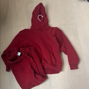 Aritzia cozy fleece set